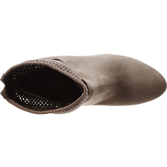 Cordani Philly perforated slouch almond front dark tan boots booties Sz 38 EU - Picture 4 of 14